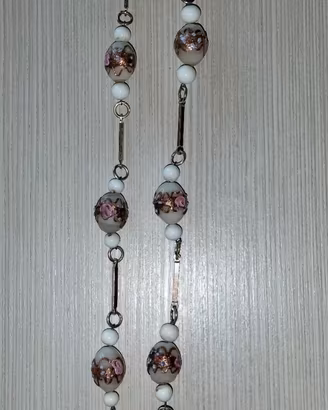 collana vintage in vetro di Murano