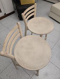 Sgabelli in legno boffi
