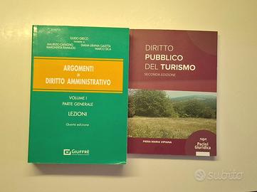 Libri universitari diritto amministrativo turismo