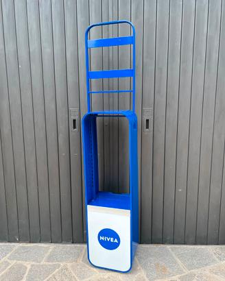 Espositore da terra NIVEA in metallo