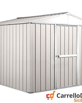 Box porta attrezzi in lamiera 276x260 bianco