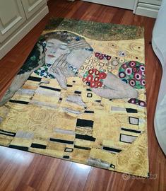 Tappeto Bacio di klimt 155x110cm MADE IN ITALY NEW