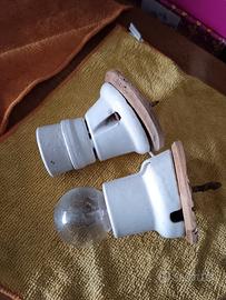 Porta lampadine in ceramica