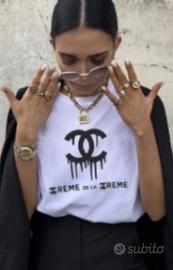 T-shirt crem de la crem taglie S M L NUOVE