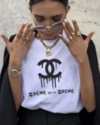 T-shirt crem de la crem taglie S M L NUOVE