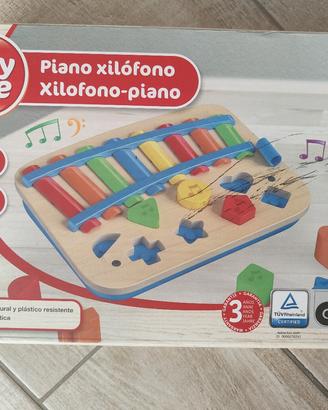 Piano xilofono in legno