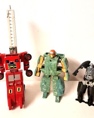Lotto 3 Robot Vintage anni '80 - Rock Lords, GoBot