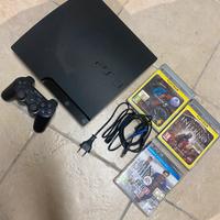 Sony Playstation 3 + Joystick + Giochi