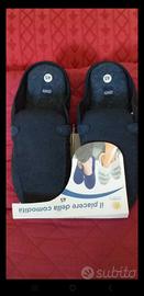 pantofole calde N45 con cartellino 
