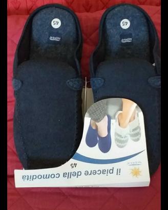 pantofole calde N45 con cartellino 