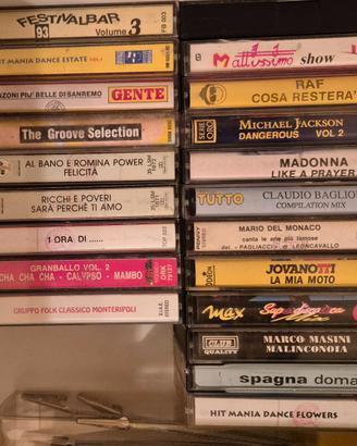 Musicassette vari titoli/generi