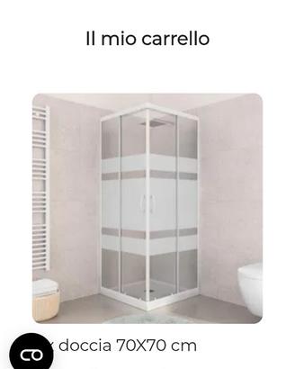 box doccia 2 lati 70x70