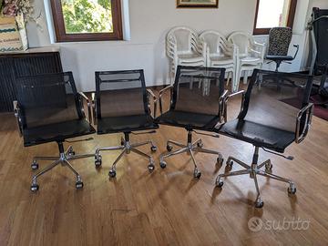 4 Sedie design ufficio - Eames, Ray Eames EA117