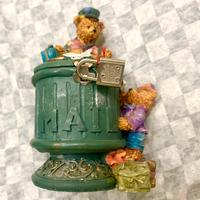 Salvadanaio orsetti resina handmade collezione