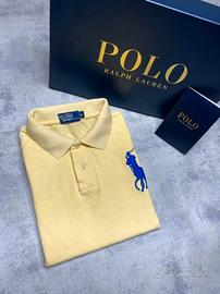 Polo T-Shirt Polo Ralph Lauren Giallo/Blu (M)