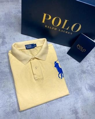 Polo T-Shirt Polo Ralph Lauren Giallo/Blu (M)