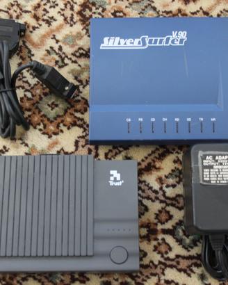 Retrocomputing lotto 2 modem analogici Trust AE962