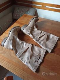 Stivali pelle beige  chiaro Nero Giardini N. 36