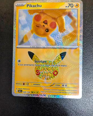 Pokémon -Pikachu 4/30 ,30 anniversario, nuova