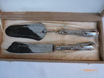 Paletta e coltello per torta originale anni 50