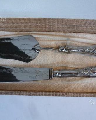 Paletta e coltello per torta originale anni 50