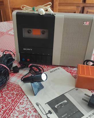 Registratore a cassetta Sony  TC85  con accessori