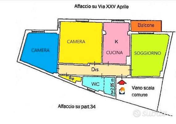 Quadrilocale ristrutturato a due passi dal centro