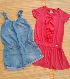 liu jo bambina 6 anni salopette piu vestito