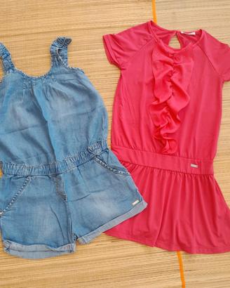 liu jo bambina 6 anni salopette piu vestito