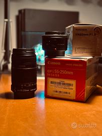 Canon 55-250 (leggi descrizione)