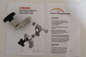 morsetto staccabatteria universale negativo