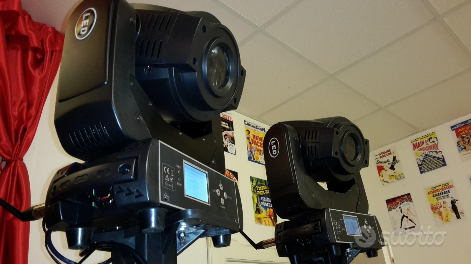 Faro Led a batteria 6x18W RGBWAUV 6 in 1 WiFi cromato a specchio Wisdom