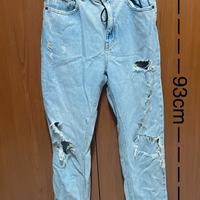 Jeans Pull&Bear Light Blue con Strappi Taglia EUR 