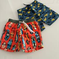 Benetton/Lupilu 2 pantaloncini tg 4/5 anni cm 110