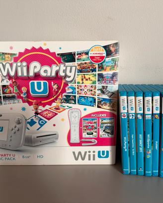 Wiiu + 9 cassette giochi