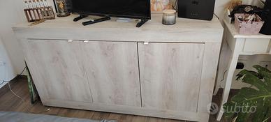 Mobile Madia Moderna 3 Ante – Finitura Legno Chiar