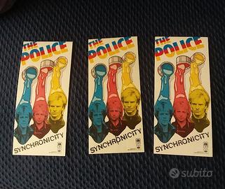 THE POLICE ADESIVI PUBBLICITARI SYNCHRONICITY 1983