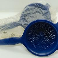 2 Colini/Scolapasta Tupperware blu scuro