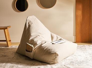 pouf zara home, poltrona sacco