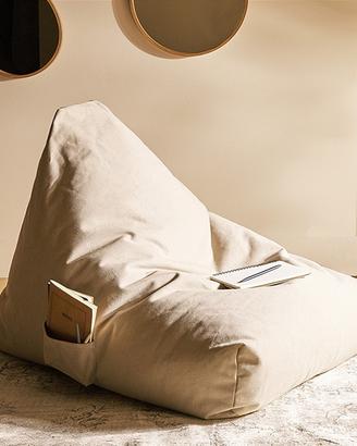 pouf zara home, poltrona sacco
