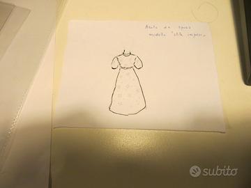 abito da sposa  autunno-primavera vintage