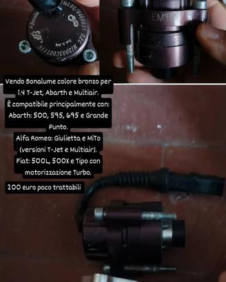 Valvola pop off Bonalume 