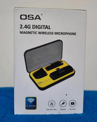 Microfono Wireless Magnetico OSA 2.4G