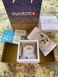 Omega Swatch Mission To Earthphase Moonshine Gold