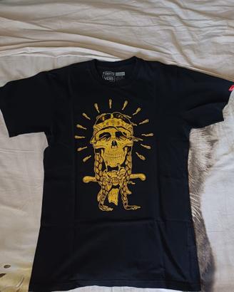 T-shirt Vans nera + T shirt censured