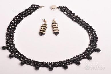 Collana con orecchini vintage originali