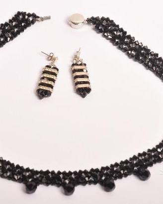 Collana con orecchini vintage originali