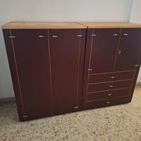 Armadi a moduli  modernariato 