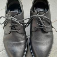 Scarpe nere di pelle janet sport 