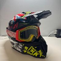 Casco motocross Airoh taglia L + Mascherina